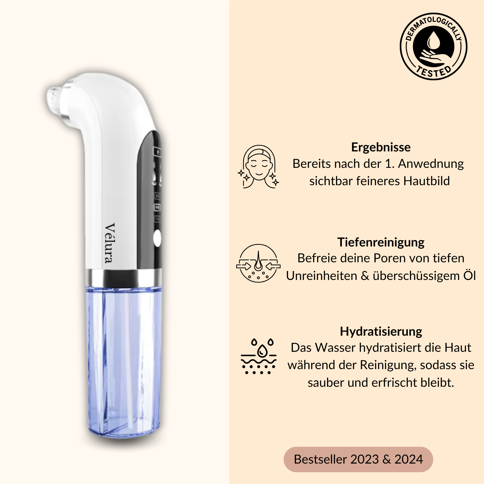 Aqua Porenreiniger | Tiefenreine Haut mit Dampftechnik