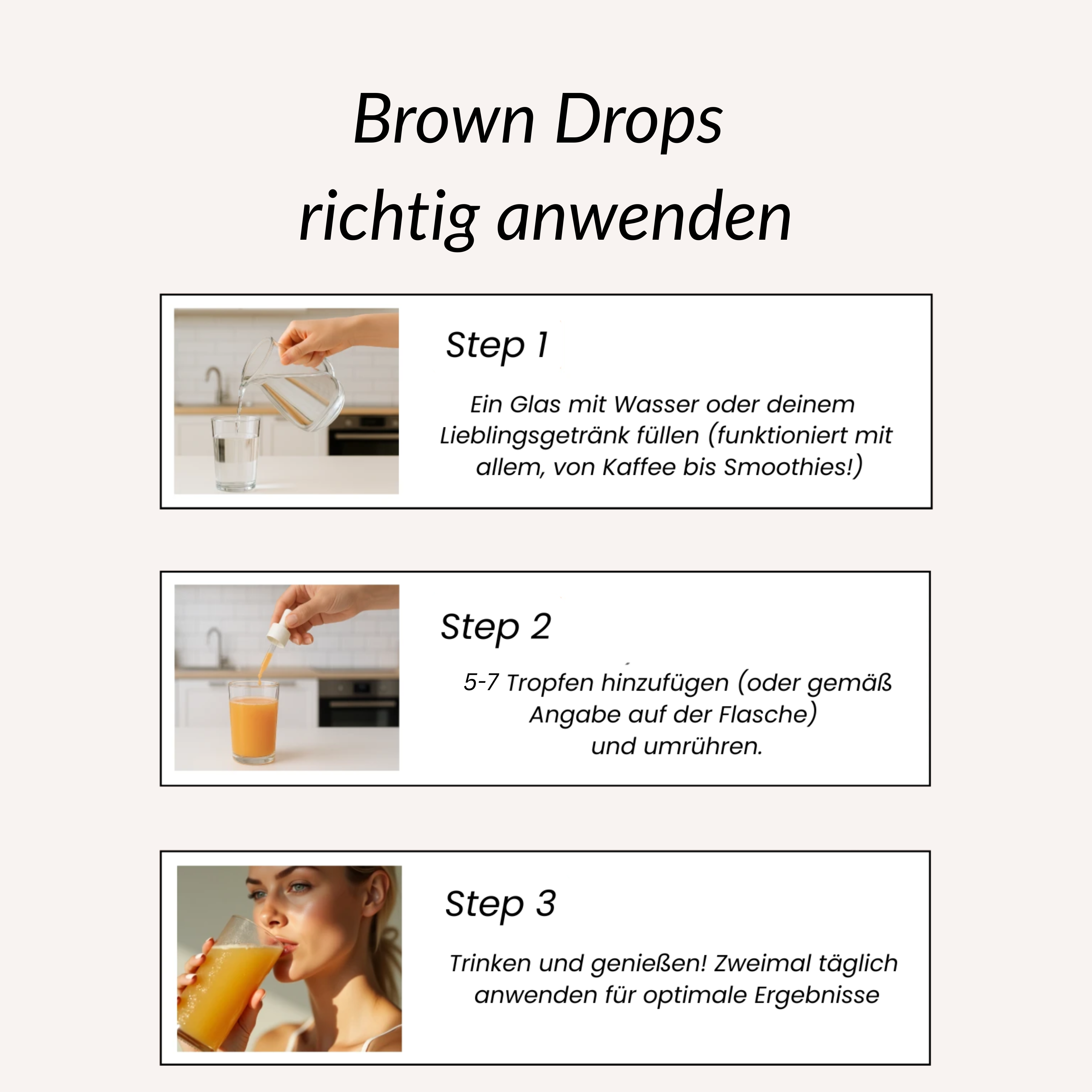 Brown Drops - Bräunungstropfen